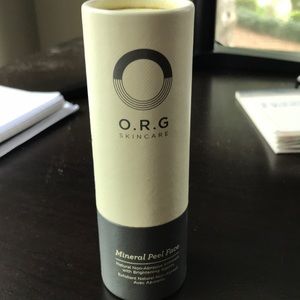 o. r. g skincare mineral peel face